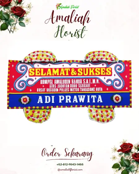 Papan Bunga Ucapan Selamat Aluh Aluh