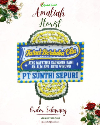 Papan Bunga Duka di Aluh Aluh